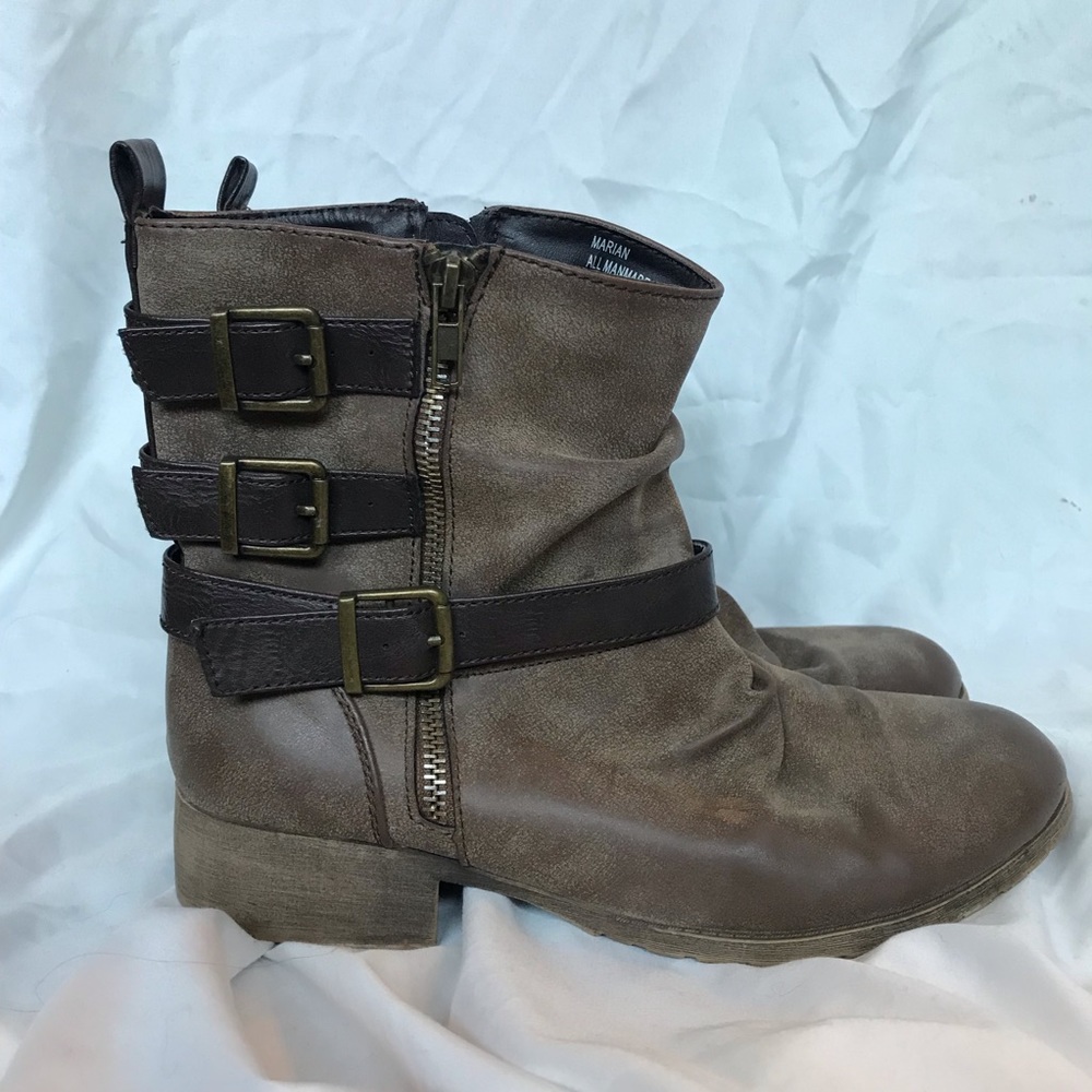 Women’s Buckle Ankle Boots